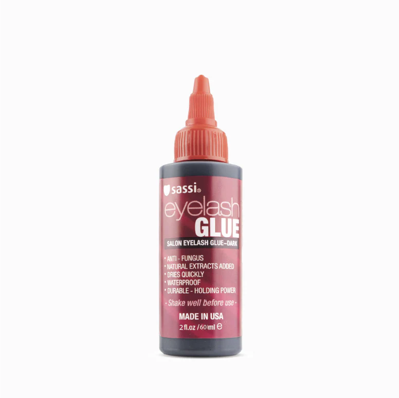 SASSI Pegamento para pestañas oscuro, 2 oz | 60 ml