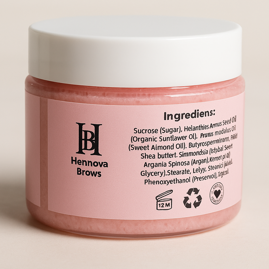 HennovaLip Scrub Pro – Exfoliante Labial con Sabor a Sandía (59 ml)