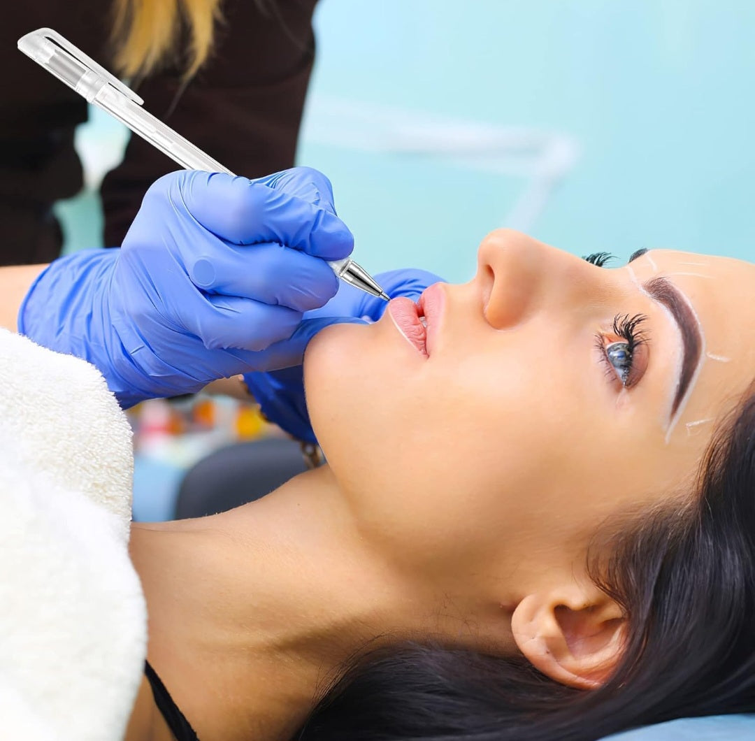 ROTULADOR EN GEL BLANCO Y ROSADO PARA CEJAS
