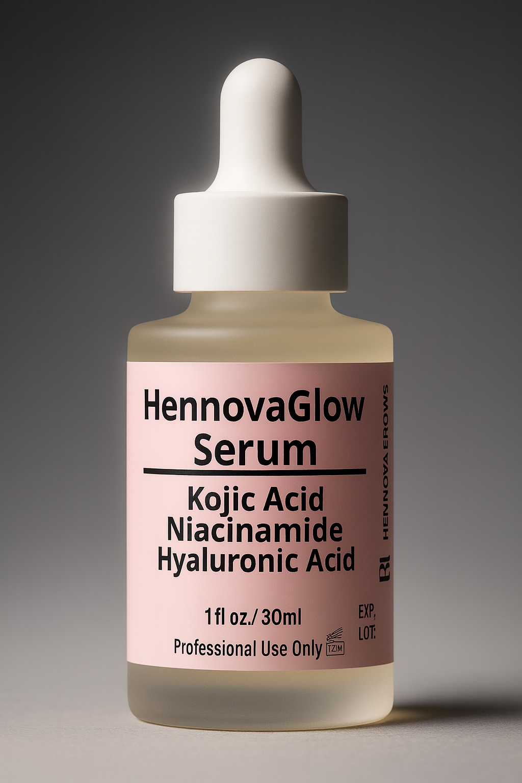 HENNOVAGLOW SERUM HYALURONIC -KOJIC-NIACINAMIDE