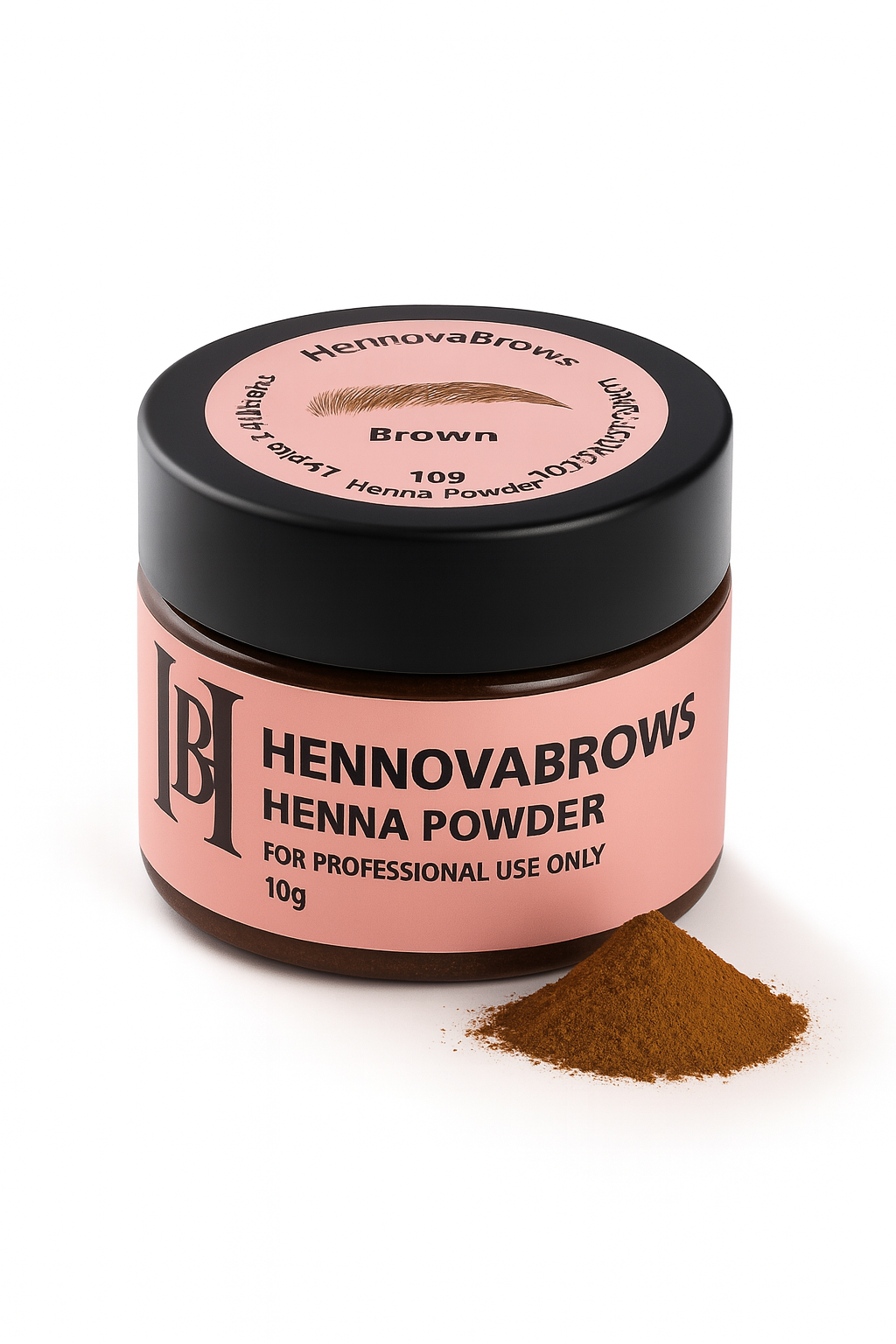 Hennovabrows Henna Powder – Coloración Profesional para Cejas