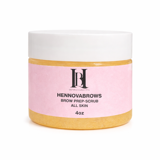 BROW PREP-SCRUB SUGAR HENNOVABROWS
