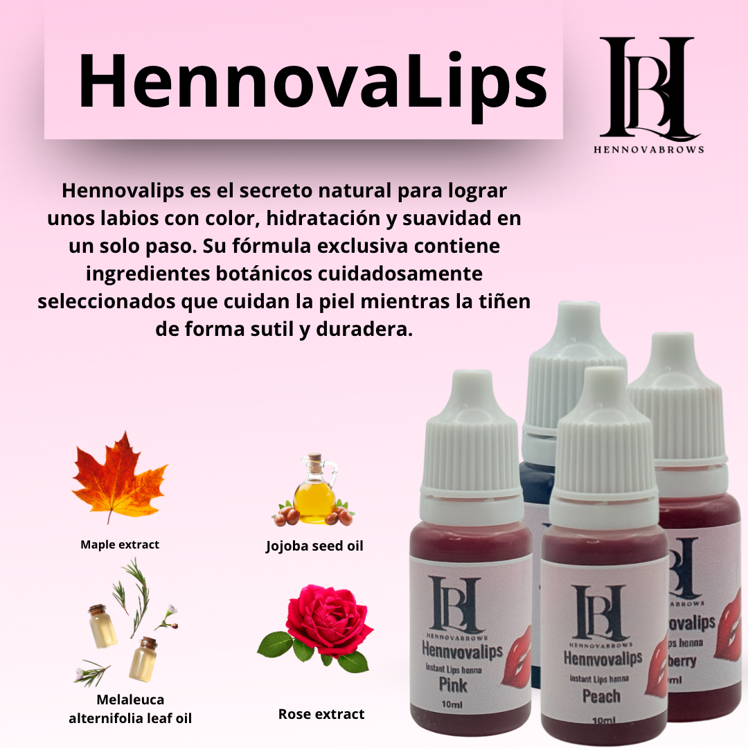 HENNOVALIPS HENNA PARA LABIOS
