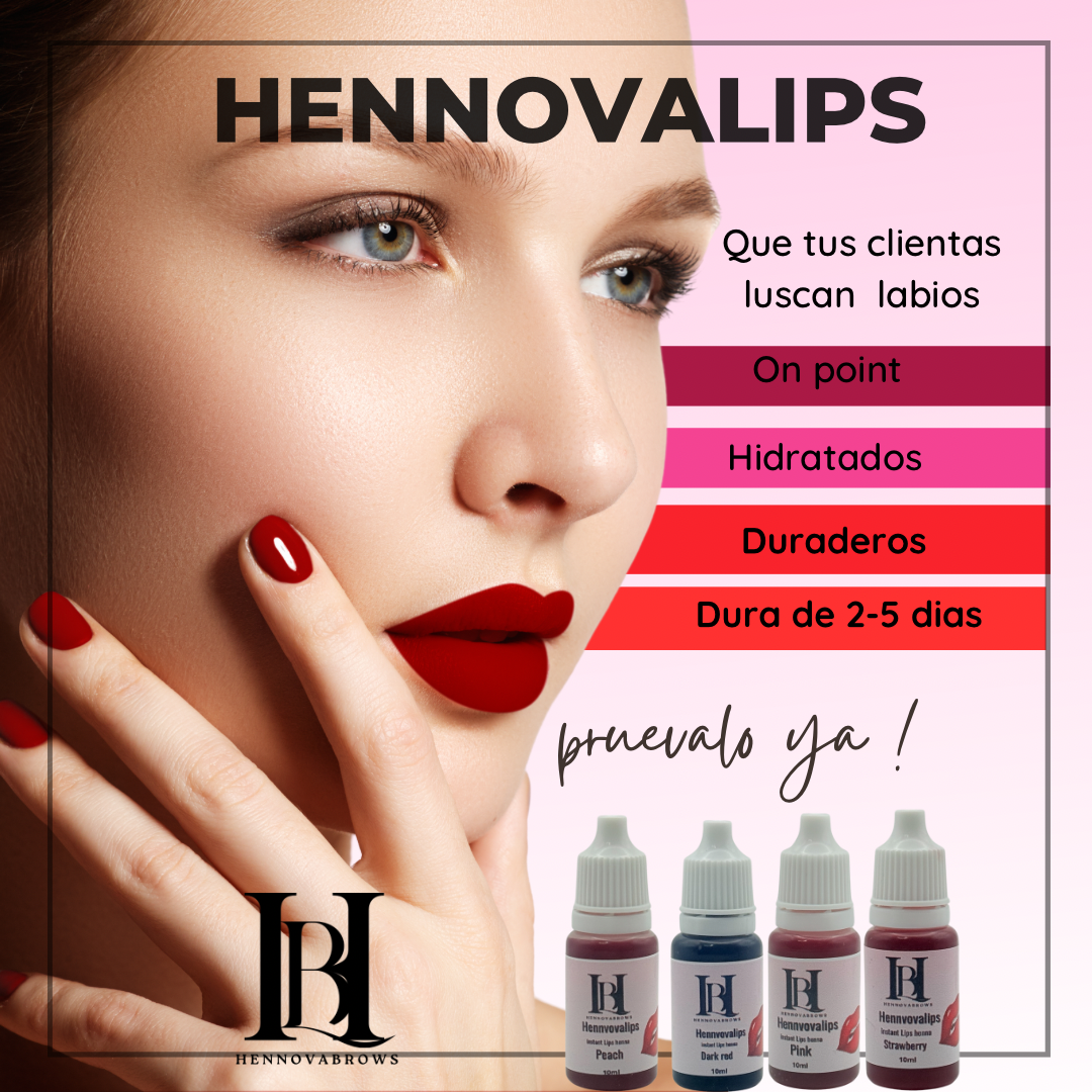 HENNOVALIPS HENNA PARA LABIOS
