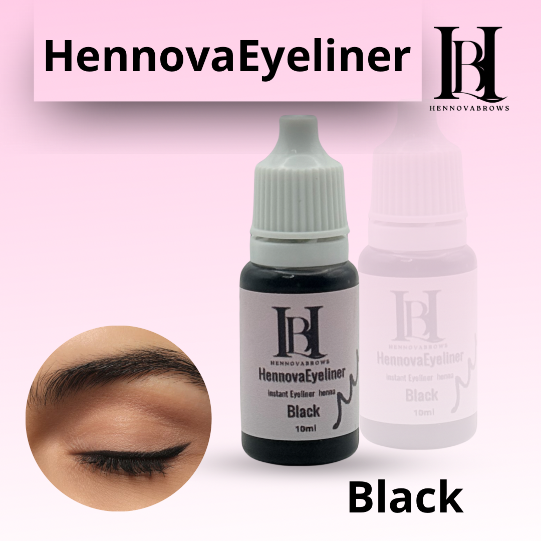 HennovaEyeliner – Delineado perfecto, negro intenso y de larga duración