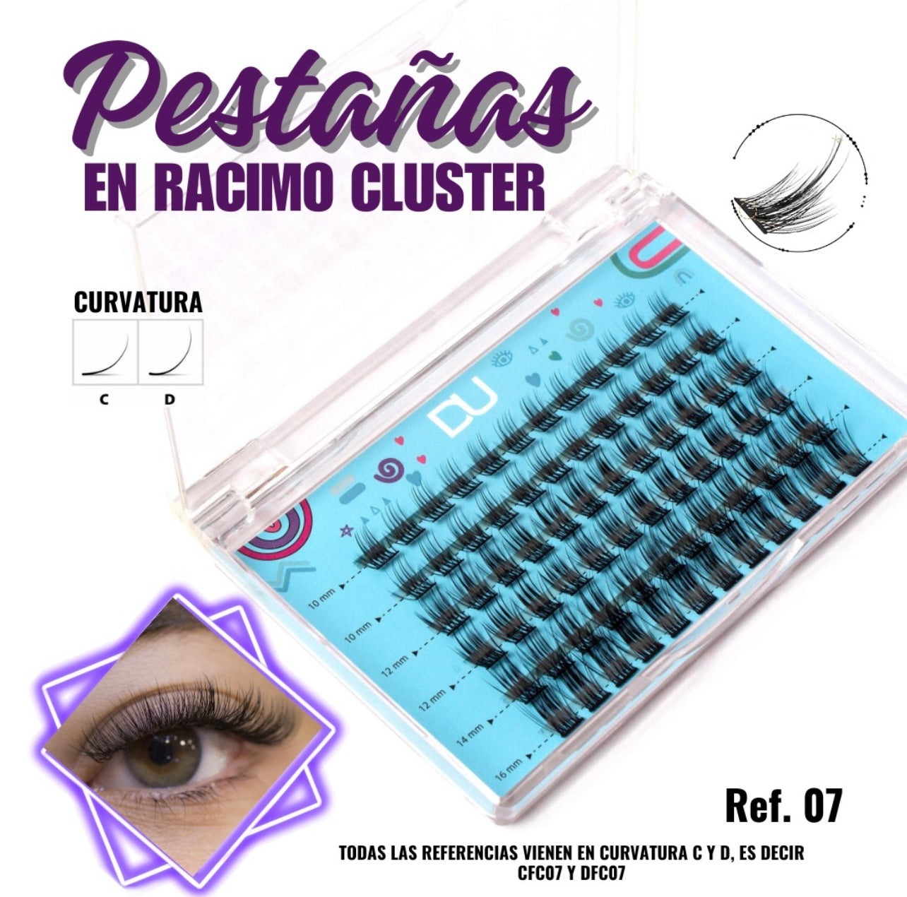 Pestanas en Racimo Cluster