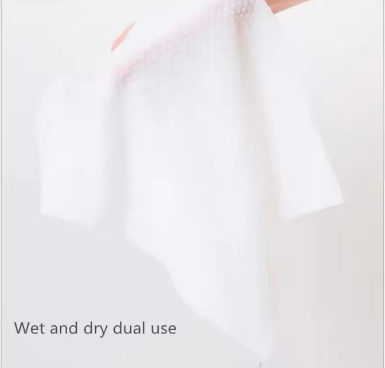 Toalla facial desechable en rollo de algodón grueso para salón de belleza femenino, toalla de limpieza facial de algodón suave
