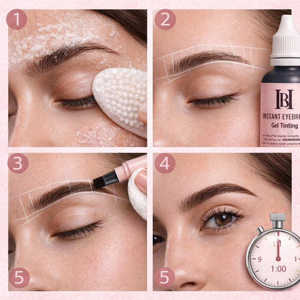 HENNOVABROWS — INSTANT EYEBROWN GEL TINTING