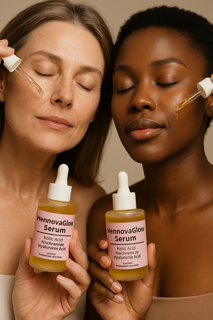HENNOVAGLOW SERUM HYALURONIC -KOJIC-NIACINAMIDE