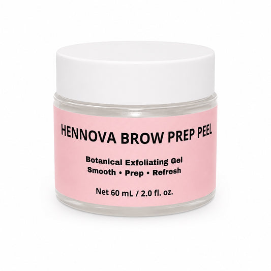 Hennova Brow Prep Peel | Botanical Exfoliating Gel 60 mL