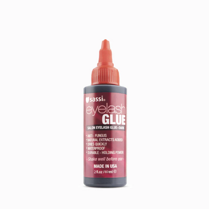 SASSI Pegamento para pestañas oscuro, 2 oz | 60 ml