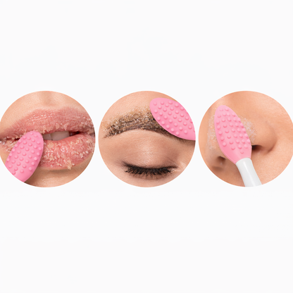 HENNOVABROWS DUO SILICONE FACIAL EXFOLIATING BRUSH