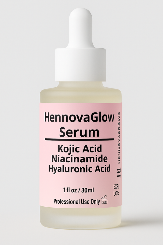 HENNOVAGLOW SERUM HYALURONIC -KOJIC-NIACINAMIDE