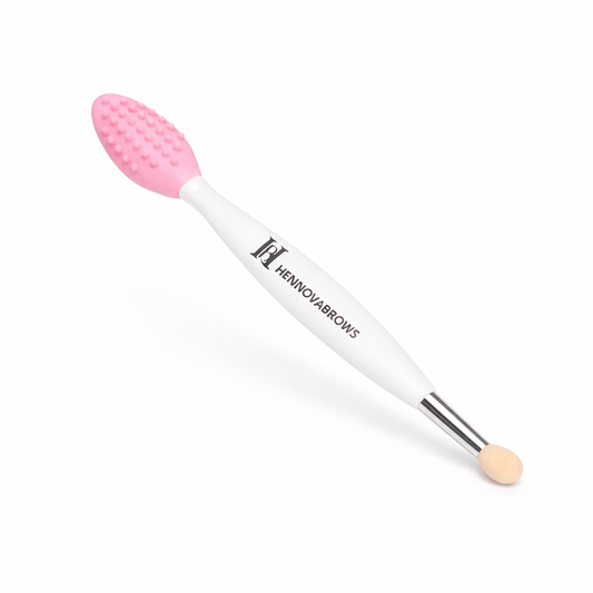 HENNOVABROWS DUO SILICONE FACIAL EXFOLIATING BRUSH