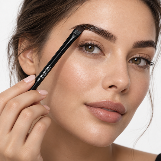 HennovaBrows Precision Brow Brush Set, 3-Piece