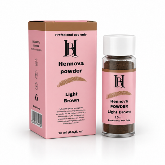 HENNOVABROWS HENNA POWDER-COLORS PROFESSIONAL EYE