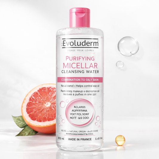 PURIFYING MICELLAR CLEANSING WATER EVOLUDERM