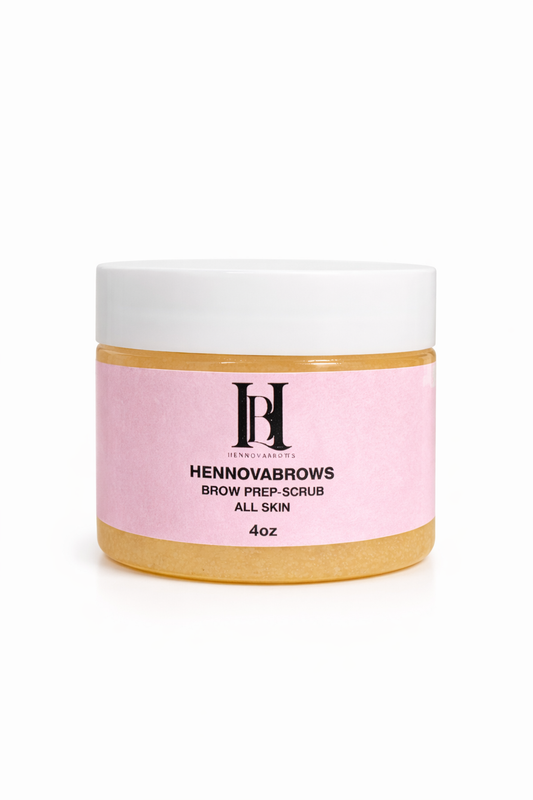 BROW PREP-SCRUB SUGAR  HENNOVABROWS