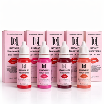 HENNOVALIPS – PROFESSIONAL ORGANIC LIP STAIN 15ML ,0.5 FL ,OZ