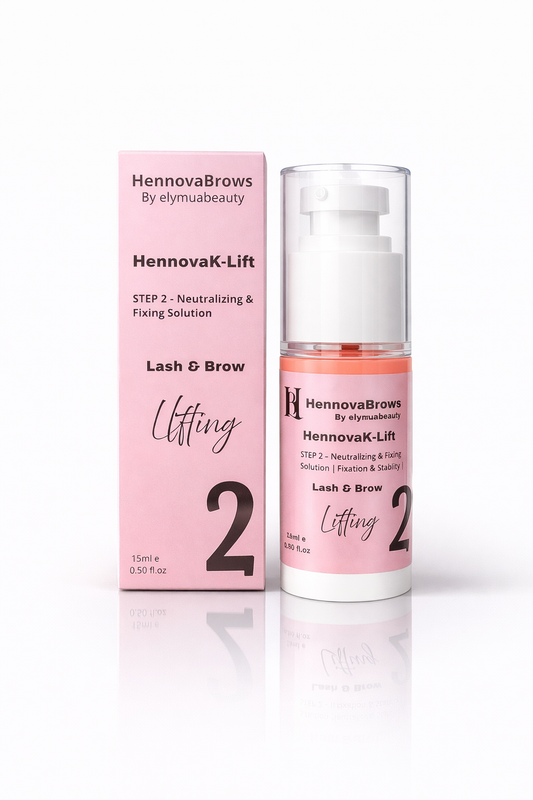 HennovaK-Lift Lash & Brow System – 3 Step Korean Lifting & Lamination Kit (Professional Use)