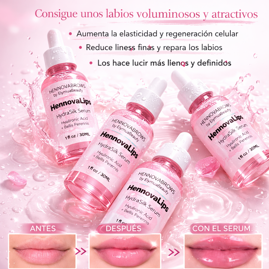 HennovaHydraGloss – Professional Lip Hydration & Repair Essence
