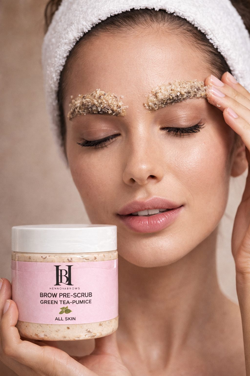 GREEN TEA & PROMICE BROW PRE SCRUB