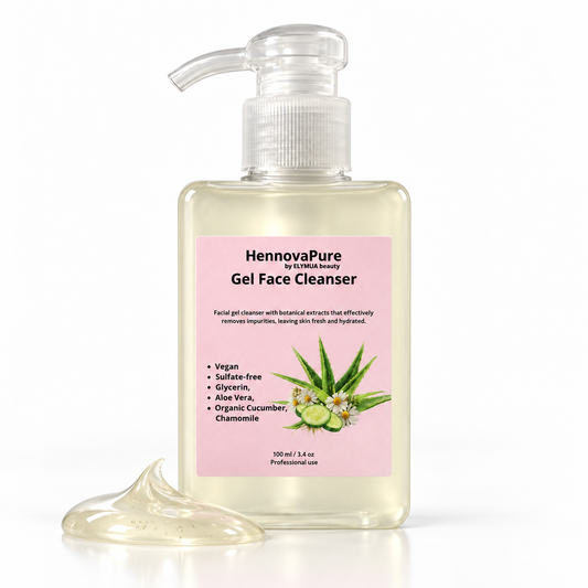HennovaPure Gel Face Cleanser | Cucumber + Aloe + Chamomile