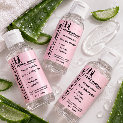 HennovaSkin Aloe Calming Gel | Hydrating &amp; Refreshing Face Gel | 1 fl oz / 30 mL