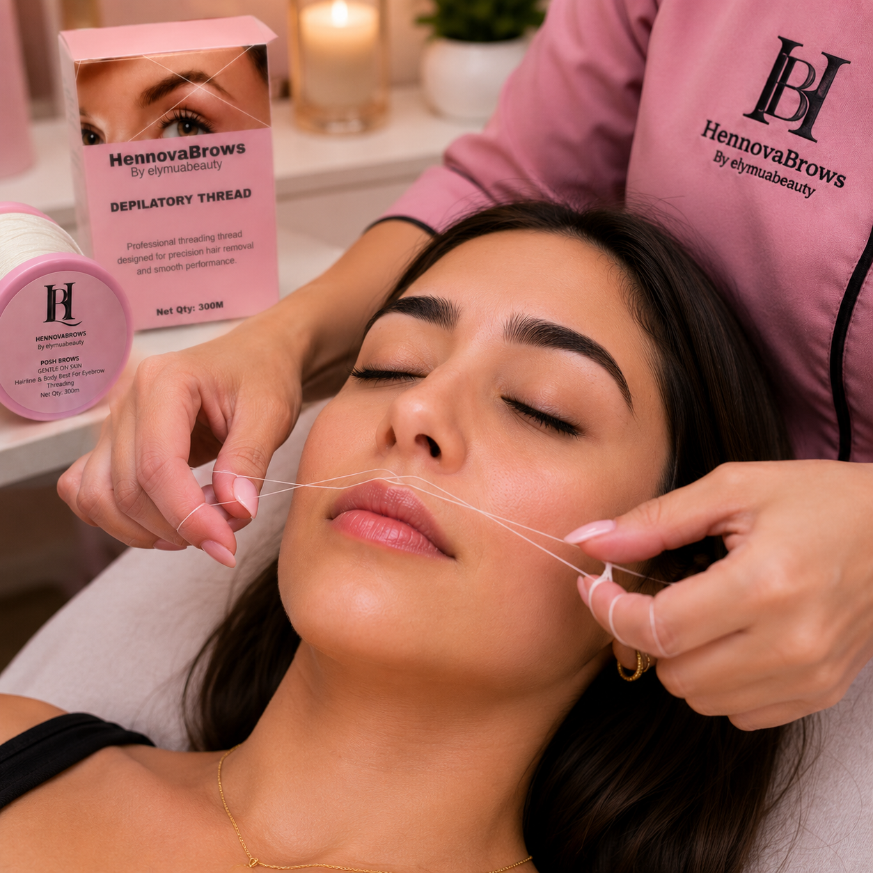 HennovaBrows Depilatory Thread 300M