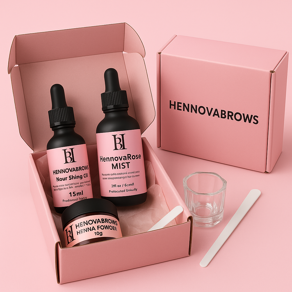 Hennovabrows Henna Powder – Coloración Profesional para Cejas