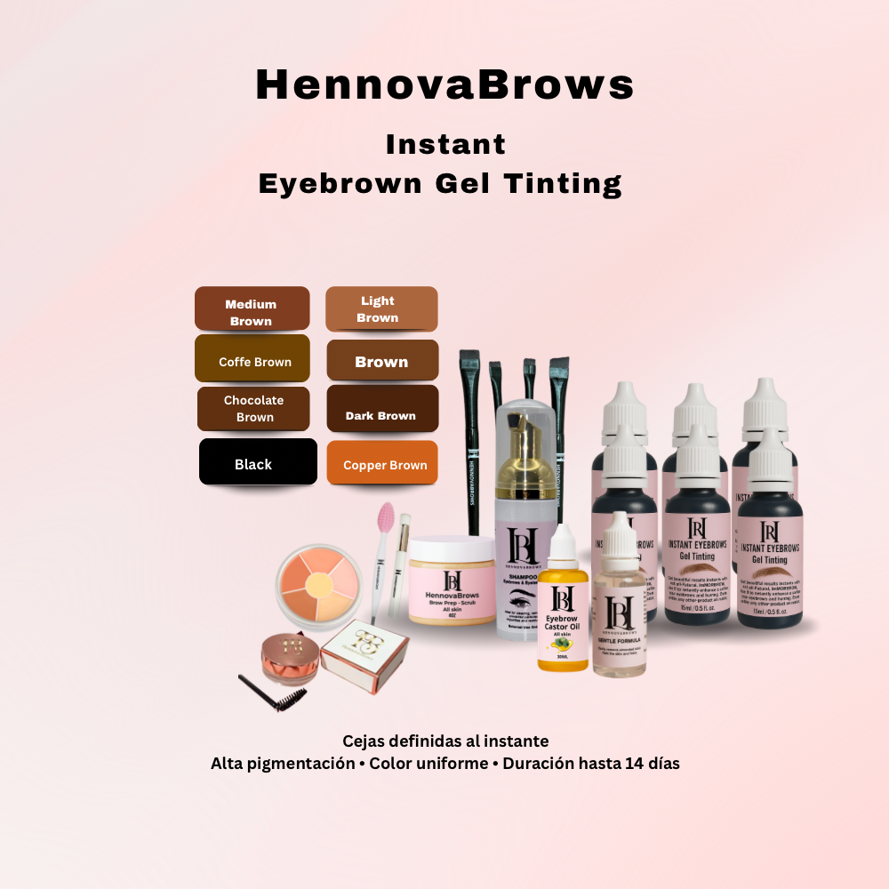 Colección de Kits Profesionales HennovaBrows