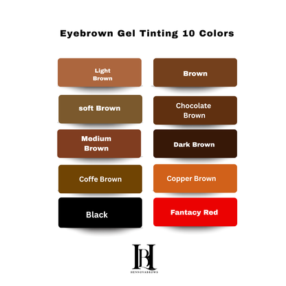 HENNOVABROWS — INSTANT EYEBROWN GEL TINTING
