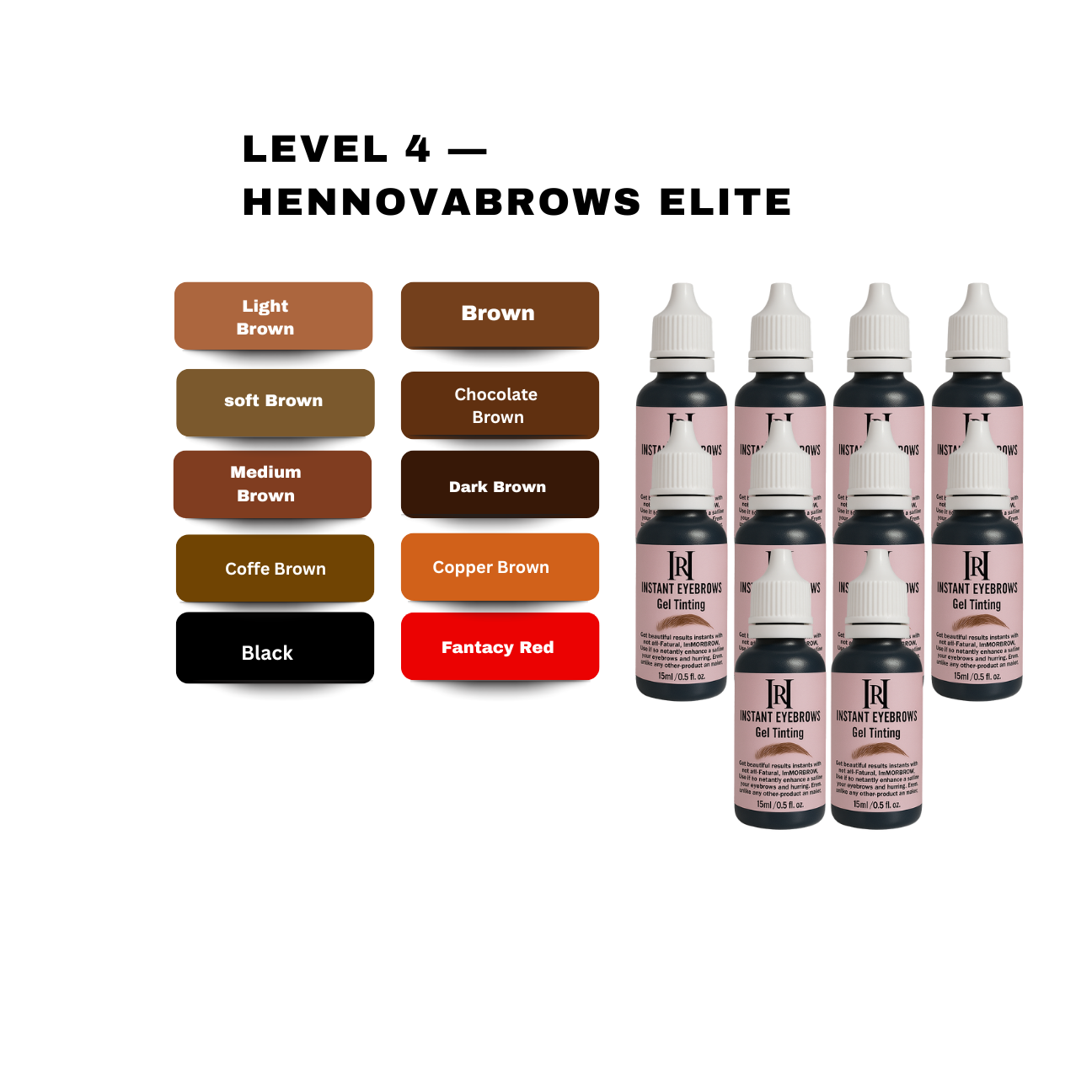 PROFESSIONAL  KITS COLLECTION -HENNOVABROWS