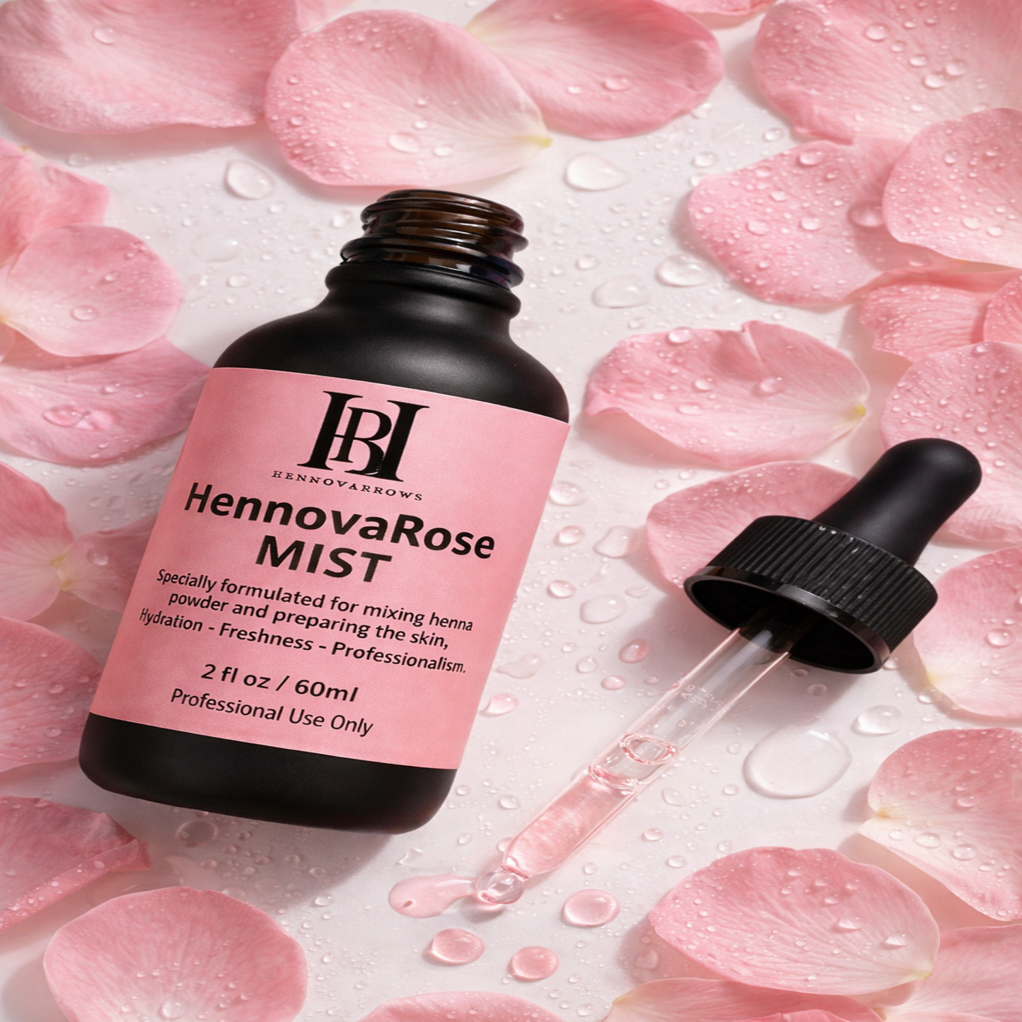 HENNOVAROSE MIST- WATER ROSE (60ML/2 FL OZ)