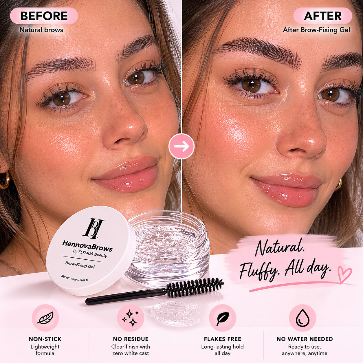 EYEBROW SHAPING GEL FOR DEFINED, LONG-LASTING & HEALTHY BROWS