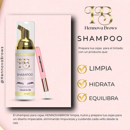 SHAMPOO PARA CEJAS  HENNOVABROWS