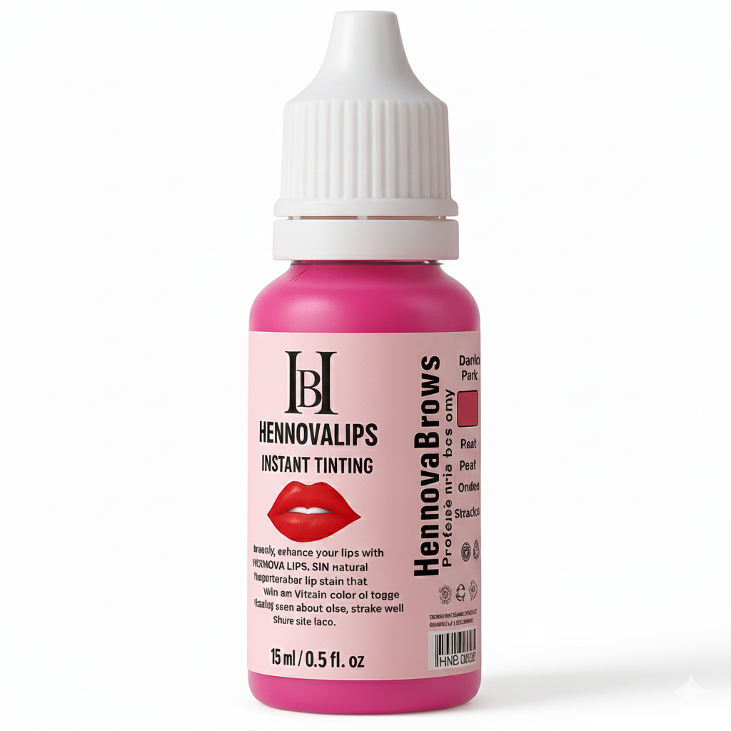 HENNOVALIPS – PROFESSIONAL ORGANIC LIP STAIN 15ML ,0.5 FL ,OZ