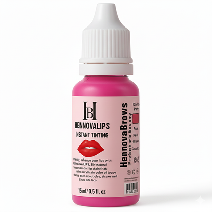 HENNOVALIPS – PROFESSIONAL ORGANIC LIP STAIN 15ML ,0.5 FL ,OZ