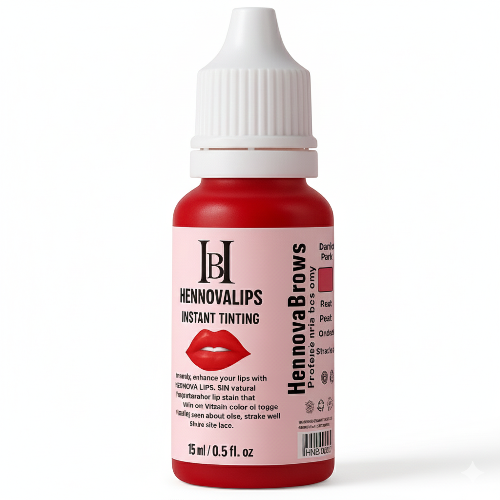 HENNOVALIPS – PROFESSIONAL ORGANIC LIP STAIN 15ML ,0.5 FL ,OZ