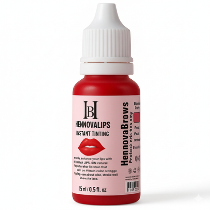 HENNOVALIPS – PROFESSIONAL ORGANIC LIP STAIN 15ML ,0.5 FL ,OZ