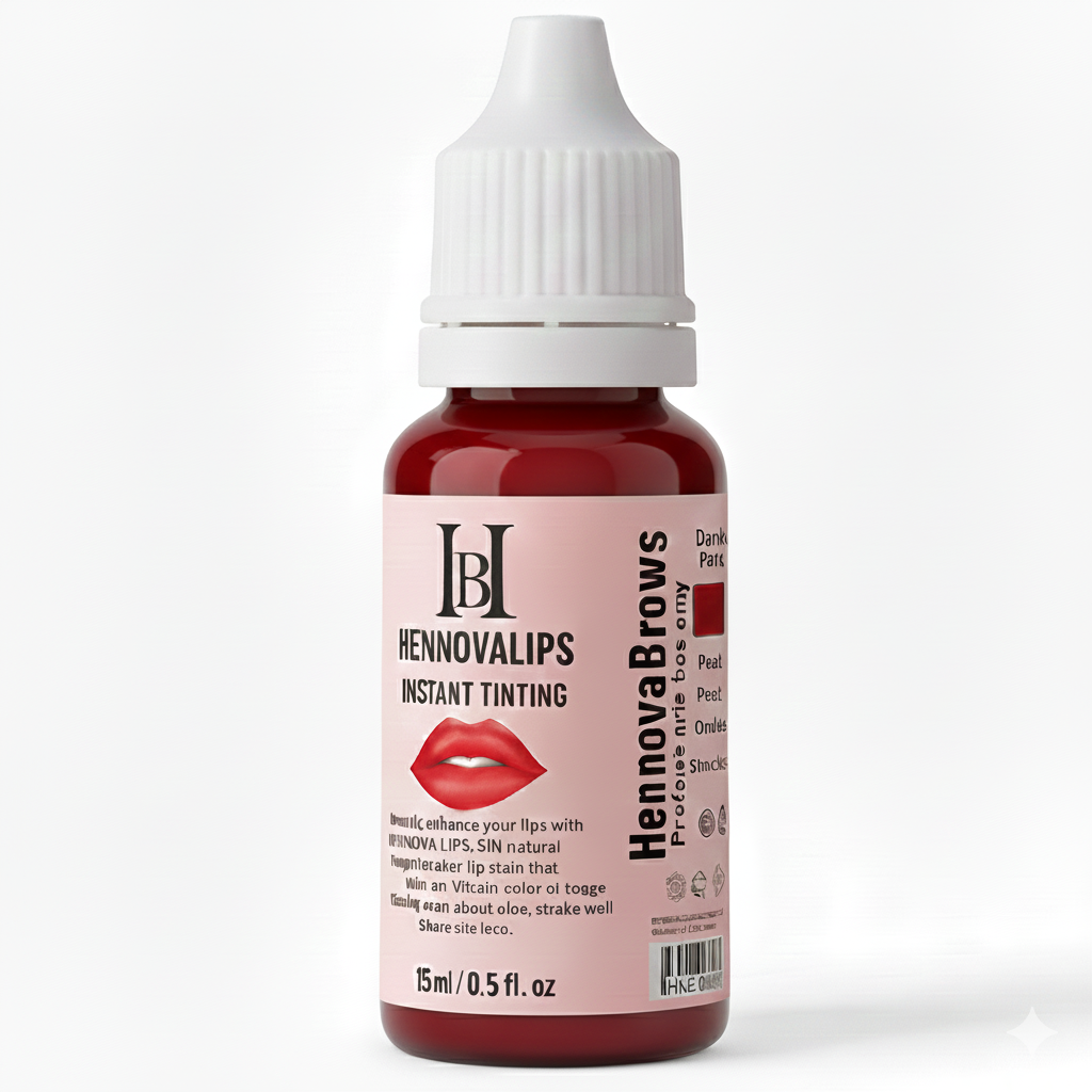 HENNOVALIPS – PROFESSIONAL ORGANIC LIP STAIN 15ML ,0.5 FL ,OZ