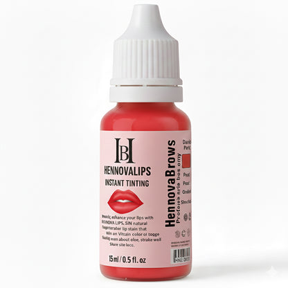 HENNOVALIPS – PROFESSIONAL ORGANIC LIP STAIN 15ML ,0.5 FL ,OZ