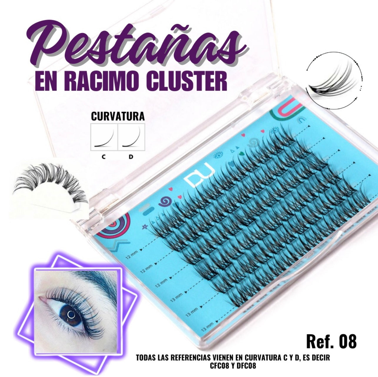 Pestanas en Racimo Cluster