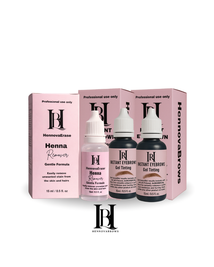 HENNOVABROWS SET 2 INSTANT TINT & 1 HENNOVAERASE