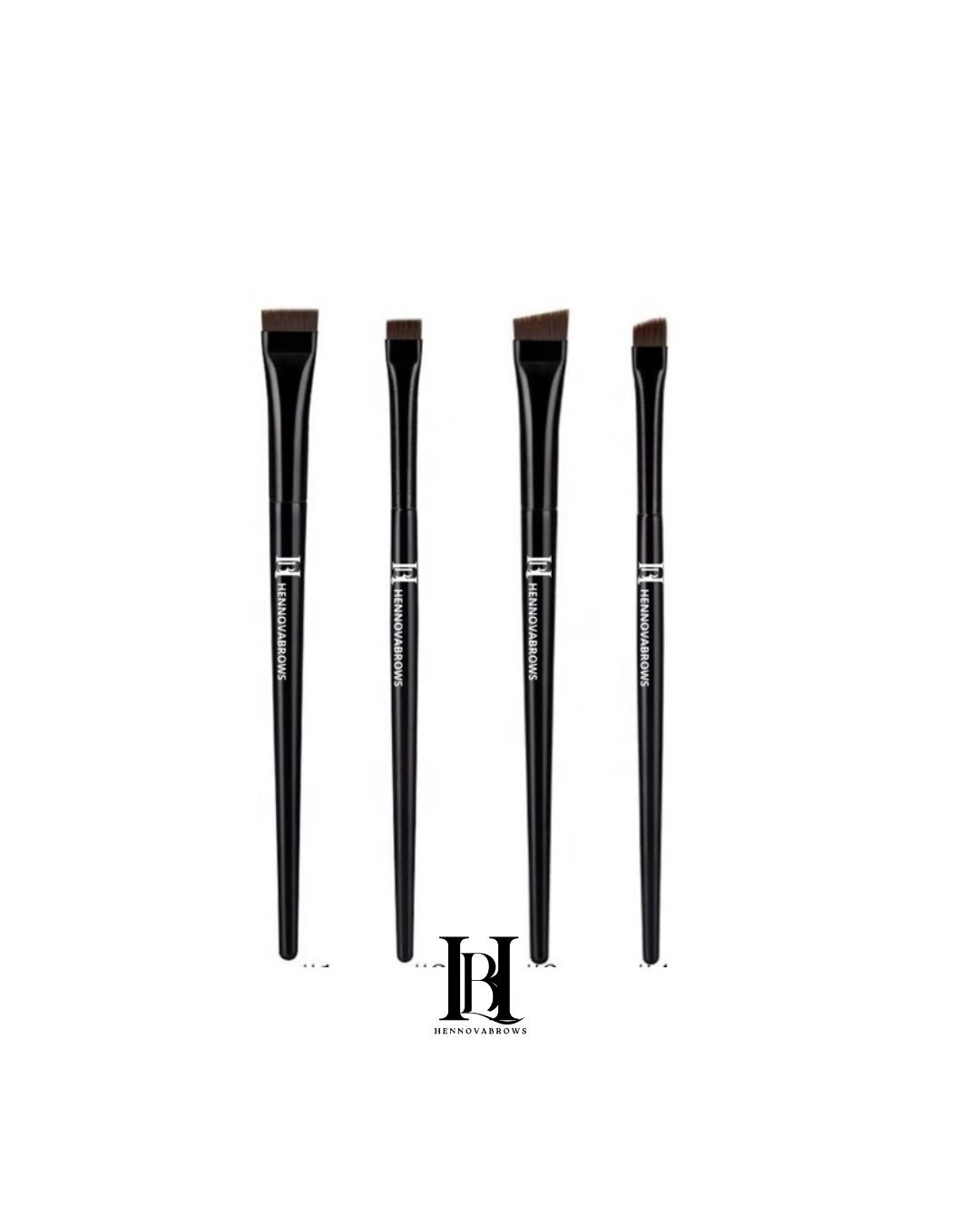 PROFESSIONAL 4-PIECE EYEBROW BRUSH SET