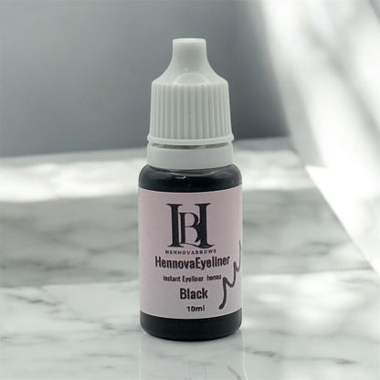 HennovaEyeliner – Delineado perfecto, negro intenso y de larga duración