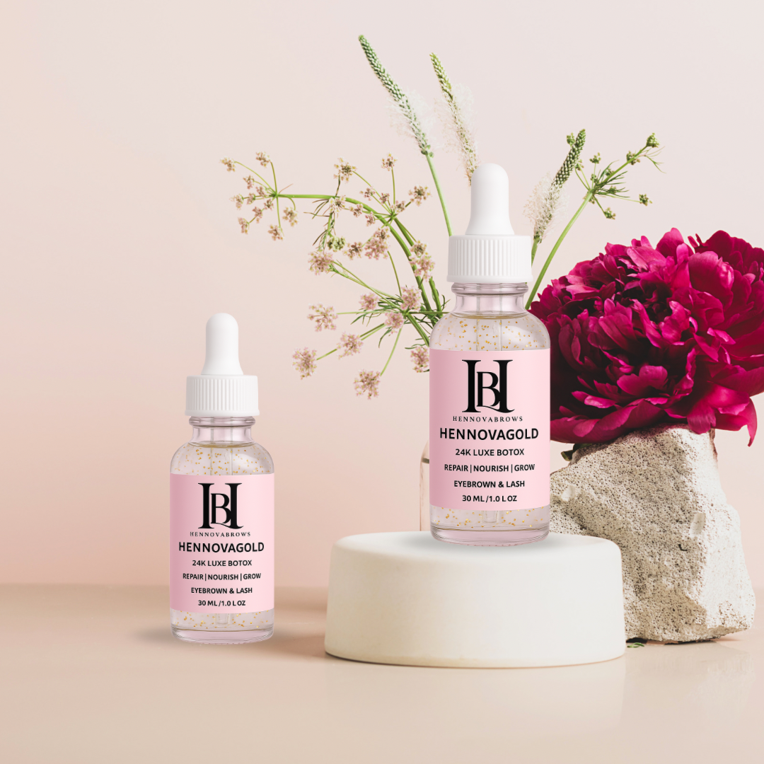 24K LUXE BOTOX EYEBROW HENNOVAGOLD