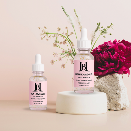 24K LUXE BOTOX EYEBROW HENNOVAGOLD